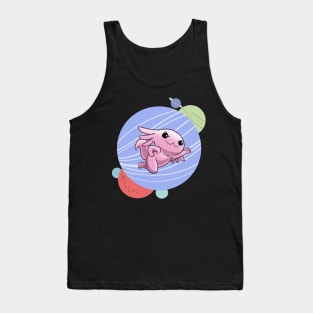 Pastel Goth Axolotl Astronaut Kawaii Tank Top